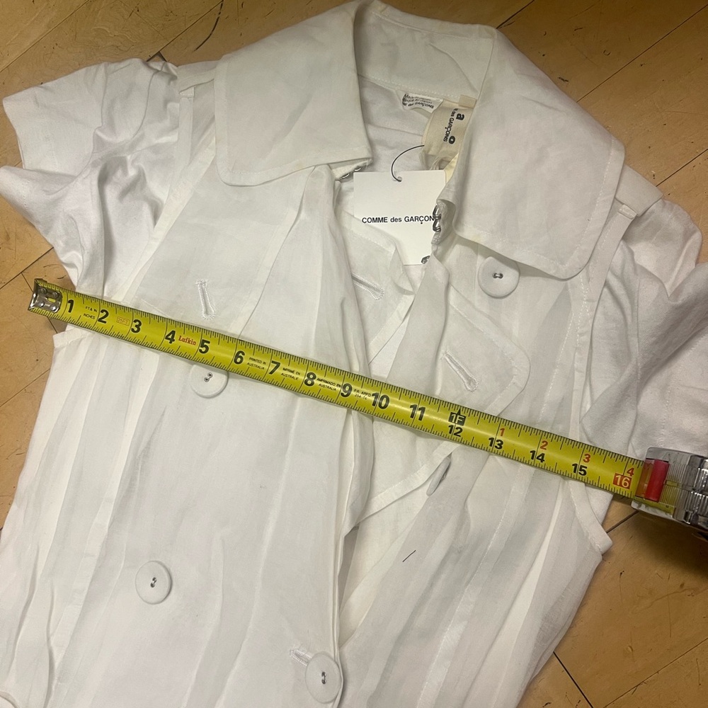 Comme des Garçon TAO linen trench dress M NWT - Picture 8 of 16